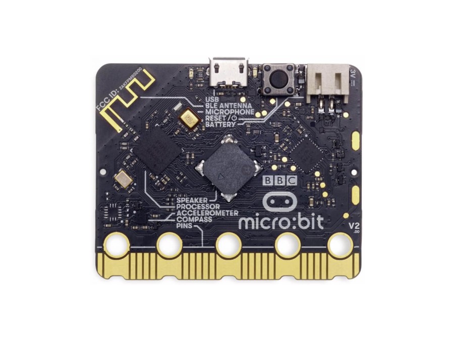 micro:bit V2 - Placa posterior