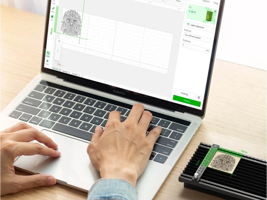 Extensión deslizante xTool F1
