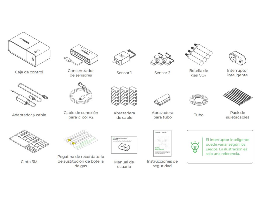 Kit de seguretat contra incendis xTool