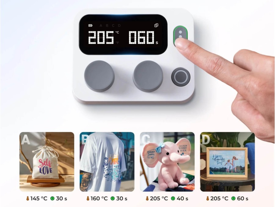 Controlador per a la premsa de calor xTool