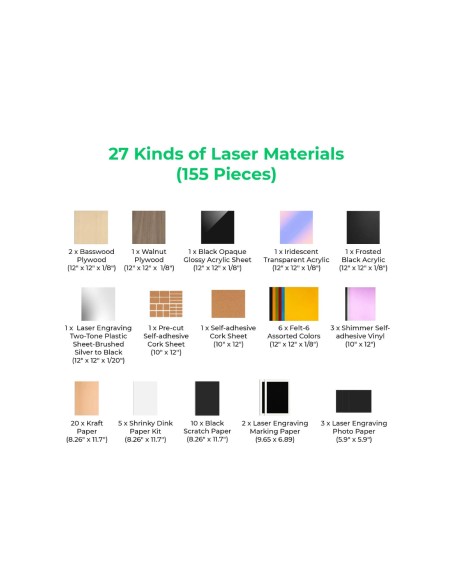 Kit de materiales xTool Ultimate