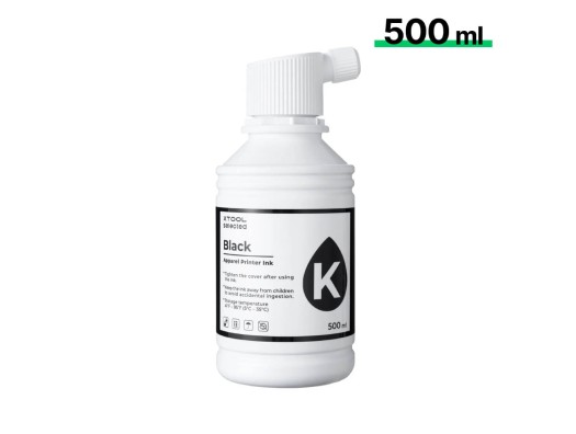 Tinta negra per a Xtool Apparel Printer 500ml