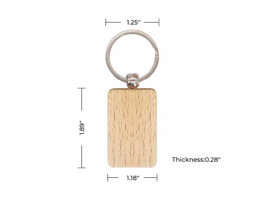 Clauer de fusta rectangular 2
