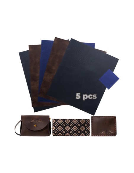 Pack de cuero sintético para grabado