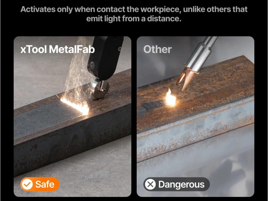 Accessori de neteja làser xTool MetalFab MaxClean™ de 45 mm