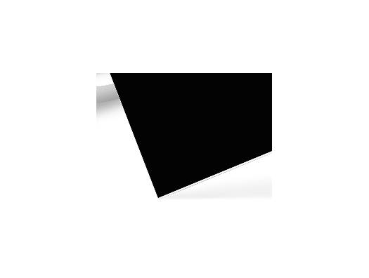 Planchas de acrílico bicapa negro sobre blanco de 3mm 2