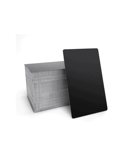 Tarjetas de visita de aluminio mate