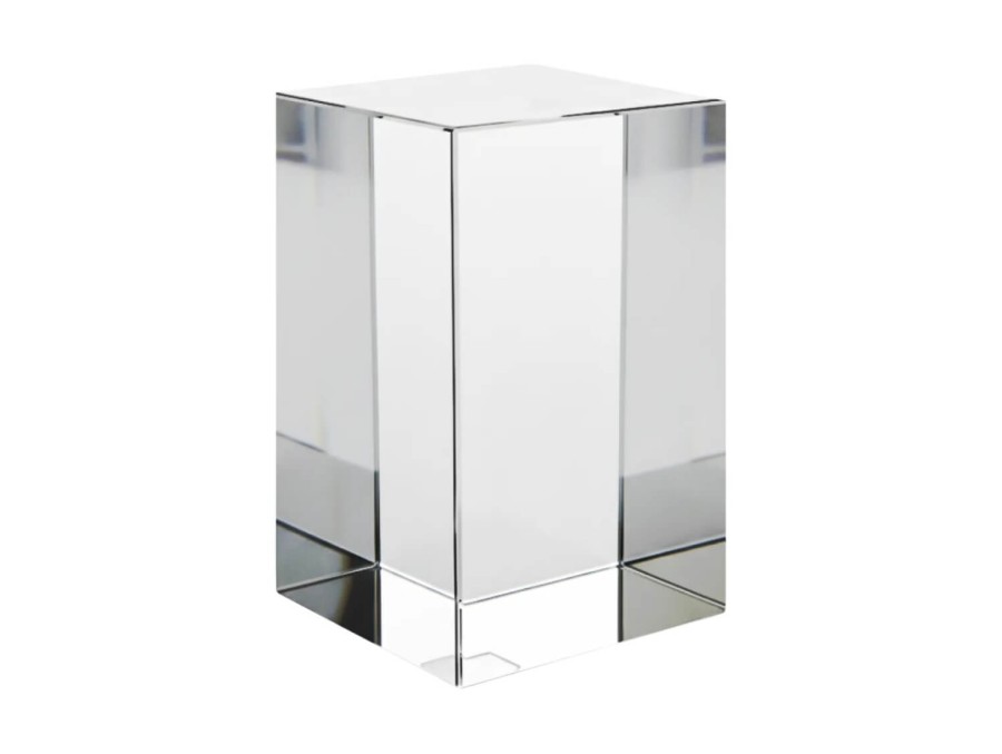 Bloque de cristal K9 rectangular
