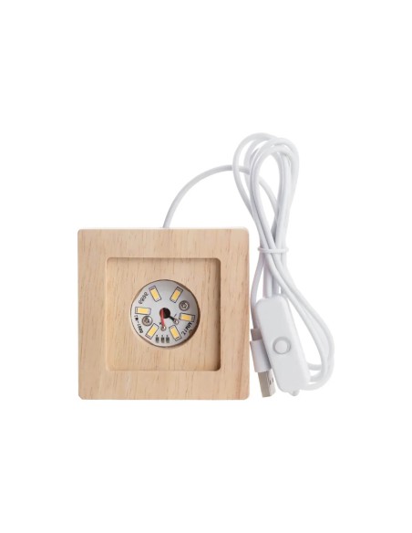 Base amb pantalla LED per a bloc vidre K9 rectangular