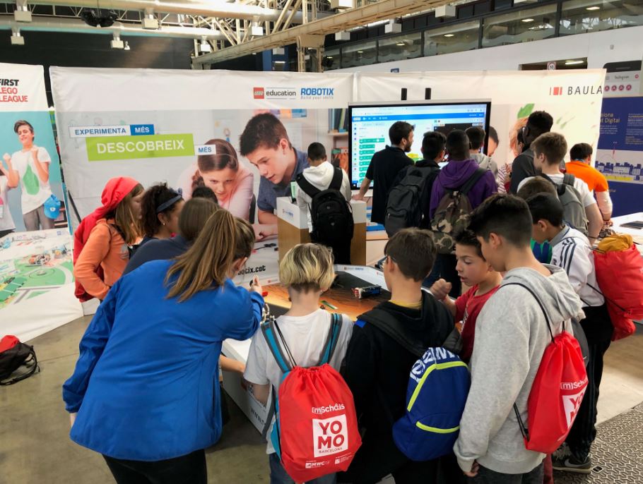 Actividad Space SET de LEGO Education ROBOTIX en YoMo 2019