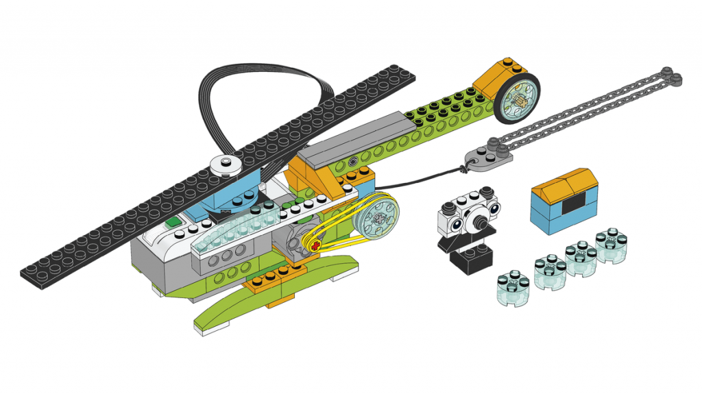 Actividad Rescate con helicóptero con LEGO Education WeDo 2.0