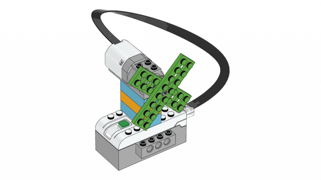 Modelo construcción Ventilador con LEGO Education WeDo 2.0