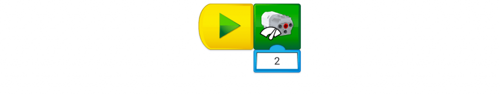 Programación Ventilador con LEGO Education WeDo 2.0