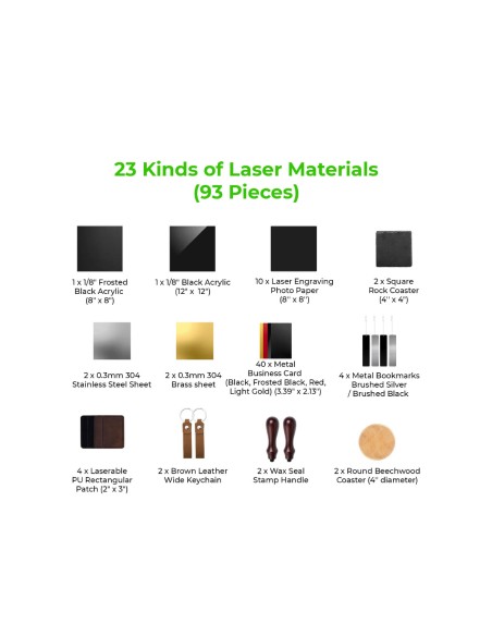 Kit de materiales xTool F1 Ultra