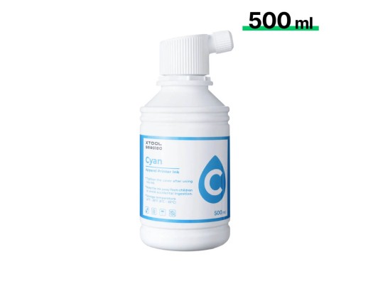 Tinta cian para Xtool Apparel Printer 500ml