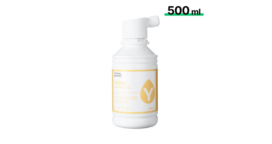 Tinta amarilla para Xtool Apparel Printer 500ml