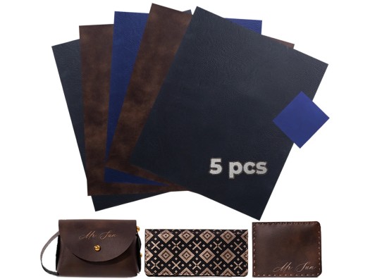 Pack de cuero sintético para grabado