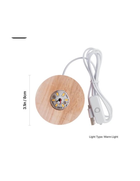 Base con LED para bola de cristal xTool