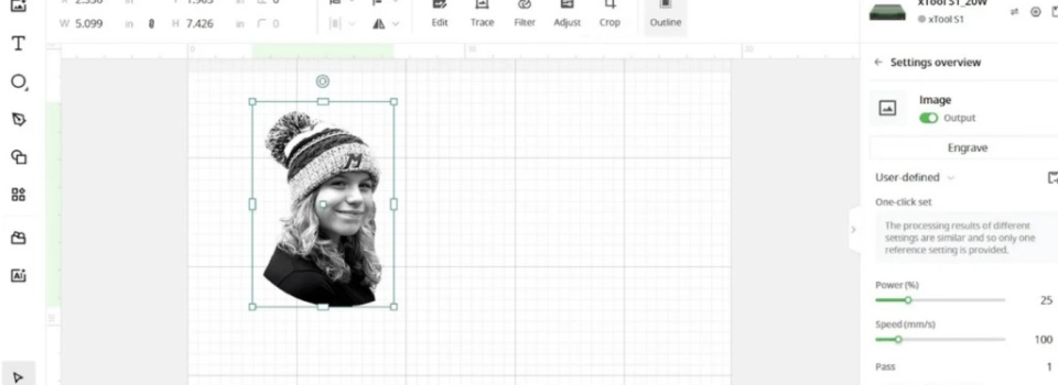 Cómo preparar una foto para grabado láser